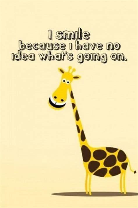 Funny Giraffe Quote ♥ Giraffes ♥ Funny Giraffe Giraffe Quotes Giraffe