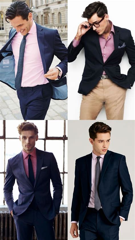a man s guide to wearing pink fashionbeans blue suit men pink dress shirt men pink shirt men
