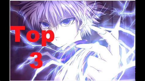 Hunter X Hunter Top 3 Best Killua Godspeed Moments Youtube