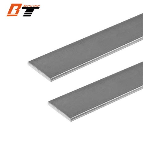 Q235 Q345 Q355 Mild Carbon Black Steel C45 Steel Flat China Flat Bar