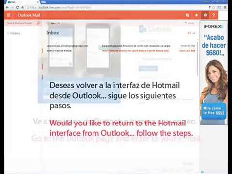 Como Cambiar La Vista Del Outlook A Hotmail