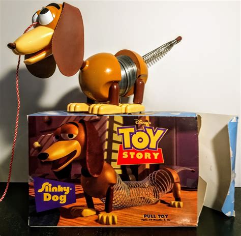 Toy Story 2 Slinky Dog Disneypixar Pull Toy New In Box Authentic