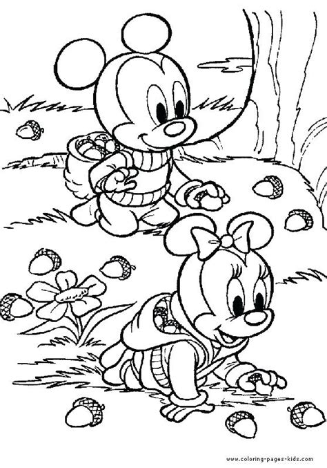 Fall Animals Coloring Pages At Free