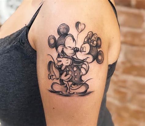 Mickey And Minnie Mouse Tattoo By Lukash Tattoo Photo 31147