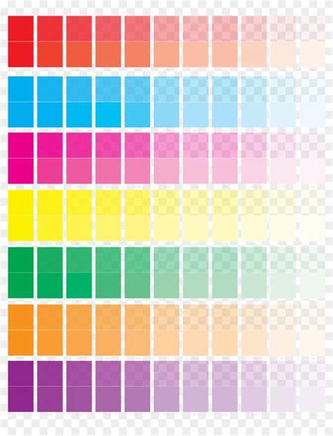 Lets Use This Color Swatch Template As Our Reference Colores Pastel