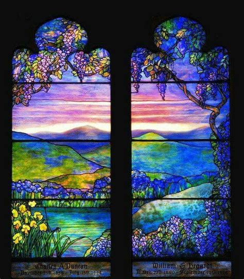 Louis Comfort Tiffany Stained Glass Tiffany Stained Glass Stained Glass Glass Art