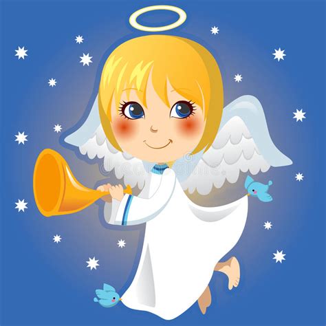 Little Angel Stock Vector Illustration Of Cartoon Halo