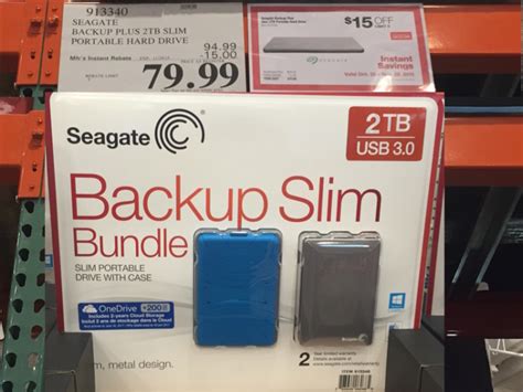 The hard drive seems to check out and neither norton nor malware antivirus indicate any virus problems. Seagate Backup Plus 2TB Slim Portable Hard Drive at Costco ...