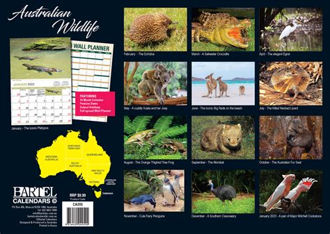 Australian Wildlife 2021 Calendar