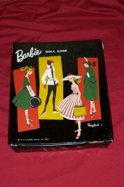1961 Barbie Doll Clothes Case Old Vintage 12” Mattel Fashion Toy