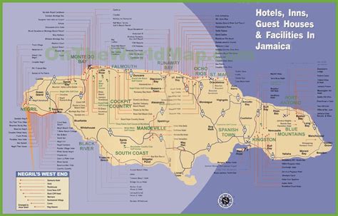 30 Hotel Map Montego Bay Jamaica Maps Database Source