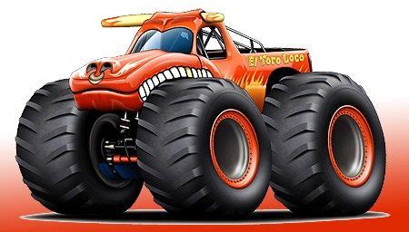His new mode of portray was called 'the new portray.' he used damaged shade and speedy brushstrokes such that the lower layers of. El Toro Loco Monster Truck Cartoon Art Print NEW | Monster ...