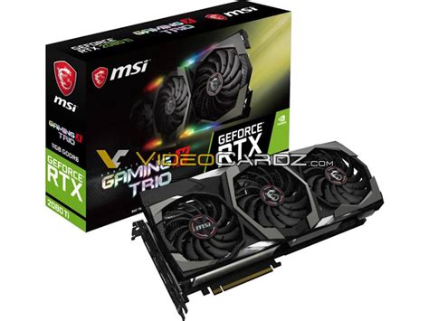 Msis Custom Nvidia Geforce Rtx 2080 Ti And Rtx 2080 Graphics Cards Leaked