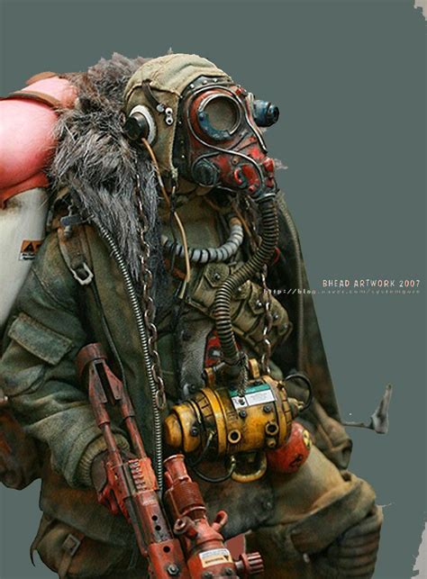 Post Apocalyptic Soldier 116 Scale Model Dieselpunk Character Concept