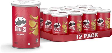 Pringles Bulk Pringles Original Pack Of 12 Medium Cans Pringles