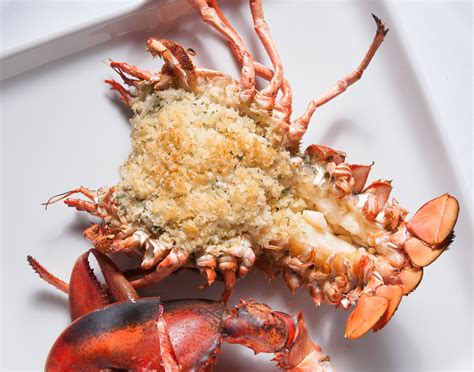 Ben Pollingers Crab Stuffed Roasted Lobster Recipe Food Republic