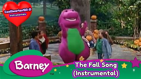 Barney The Fall Song Instrumental Youtube