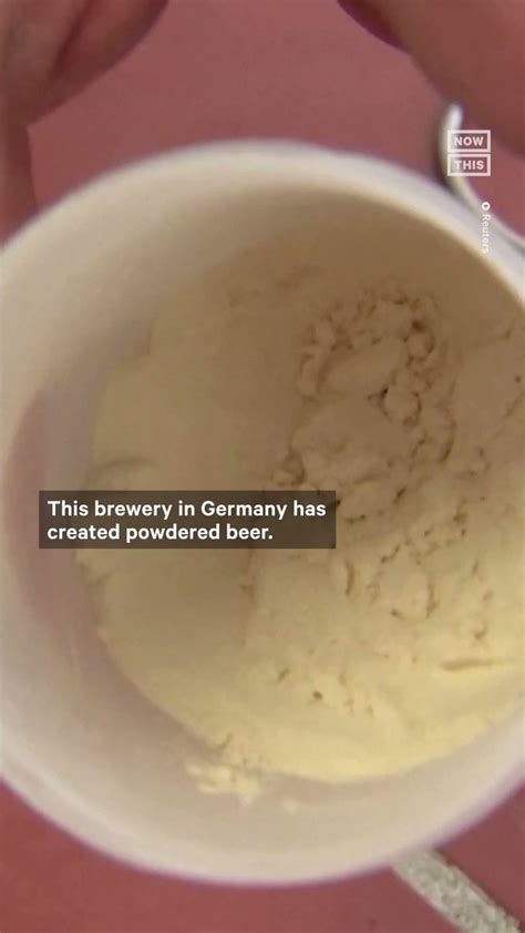 Nowthis On Twitter This German Brewery Created A Powdered Beer Thats