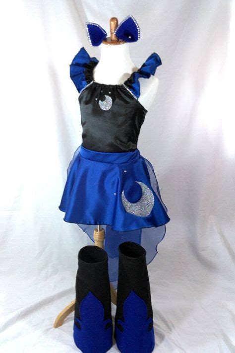 Princess Luna Costume Top Skirt Cape Boots Ears By Littleladydiva