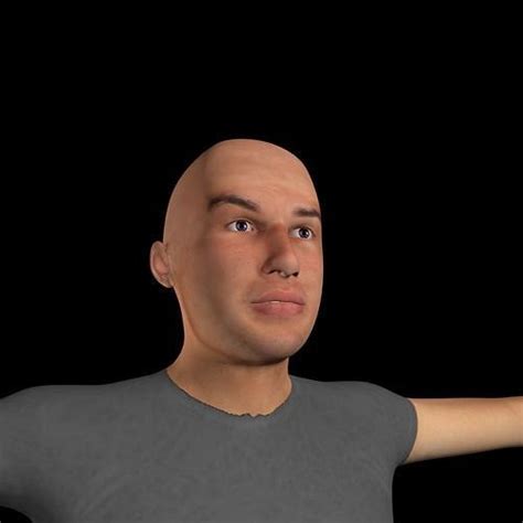 3d Model Human Charecter Vr Ar Low Poly Cgtrader