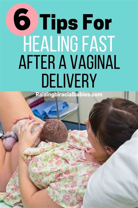 6 Tips For Quickly Recovering From A Vaginal Birth Raising Biracial