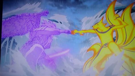 Naruto Kurama Mode Vs Sasuke Susanoo Torunaro