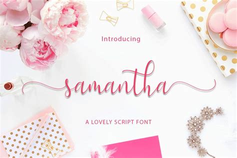 Samantha Calligraphy Font Bundles