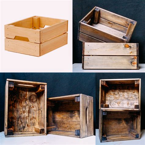 20 Small Wooden Crates Ikea