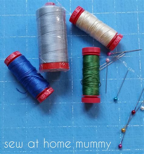Sew At Home Mummy Tips And Tricks When Using 12wt Aurifil And Other