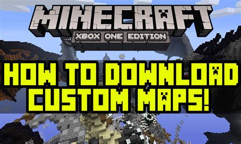 How To Download Custom Minecraft Maps To Your Xbox One Youtube