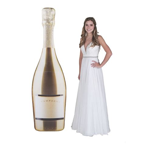 Giant Champagne Bottle Stand Up Party Decor 1 Piece