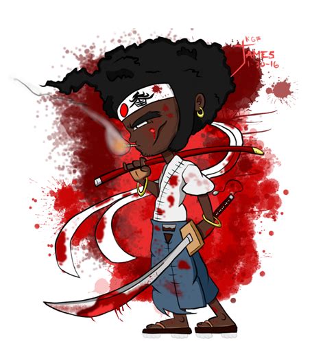 Afro Samurai Chibi By Dinomaninc On Deviantart