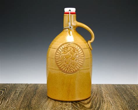 64 Oz Beer Growler A Ceramic Stoneware Growler For Home Brew