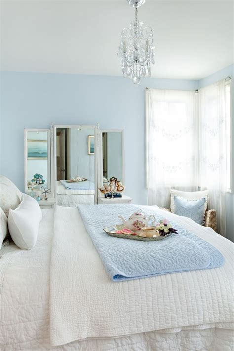 Bedroom Inspo Palest Blue White Colour Scheme Light Blue Bedroom