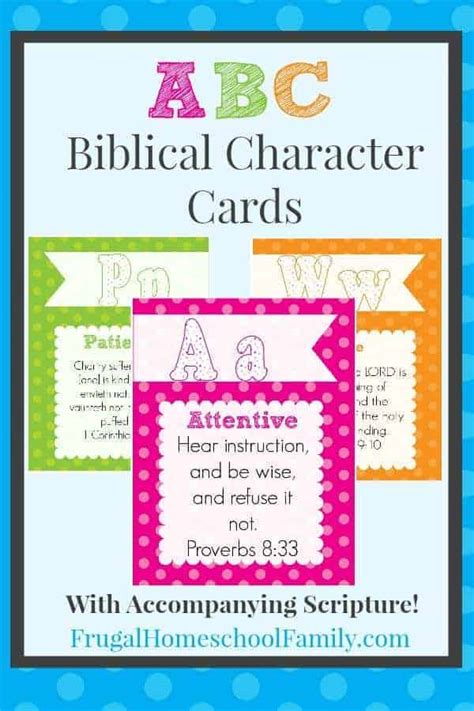We did not find results for: ABC Biblical Character Cards {FREE!} - Life of a Homeschool Mom