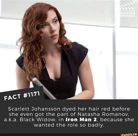 Scarlett Johansson Dyed Her Hair Red Before She Even Got