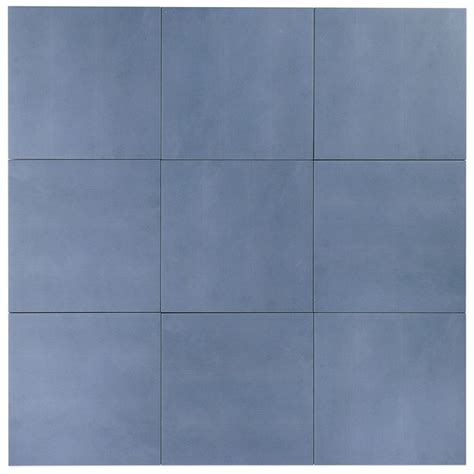 Norwalk Floor Blue 8x8 Matte Porcelain Tile Porcelain Flooring