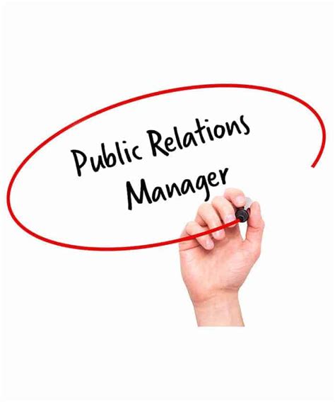 Public Relations Manager Job Description Hr Services Online