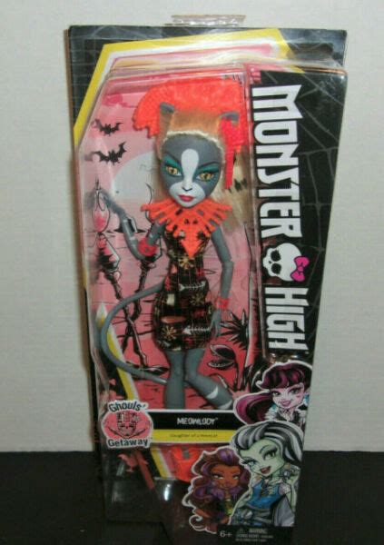 Nwob Monster High Ghouls Getaway Meowlody Doll Mattel 2015 For Sale