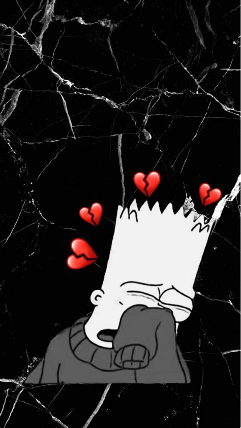 Chidas Bart Simpson Fondos De Pantalla Sad Images