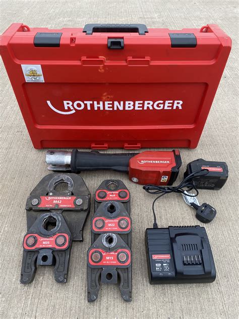Rothenberger Romax 4000 18v Battery Operated Pipe Pressing Machine