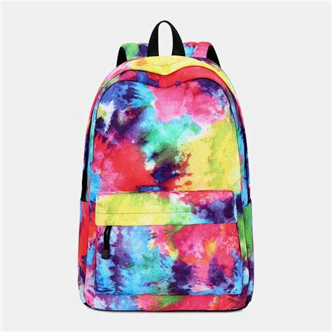 Tie Dye Waterproof Casual Backpack School Bag Td Mercado