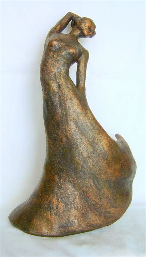 Abstract Dancing Figure Original Ceramic Sculpture Ceramic Sculpture