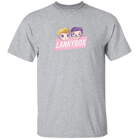 Lankybox Merch Lankybox Logo T Shirt Hoodie Light Blue Redditprint