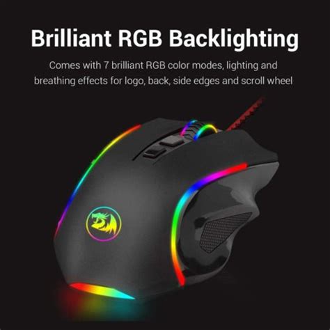 Redragon M602 Rgb Wired Gaming Mouse Rgb Spectrum Backlit Ergonomic