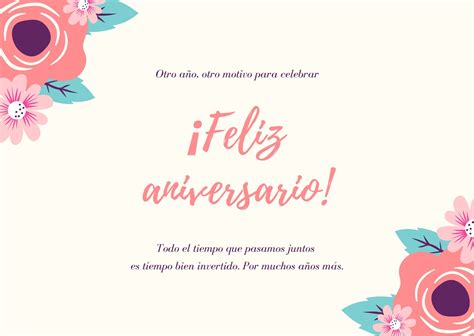 Explorá Nuestras Plantillas De Tarjetas De Aniversario Gratuitas Canva