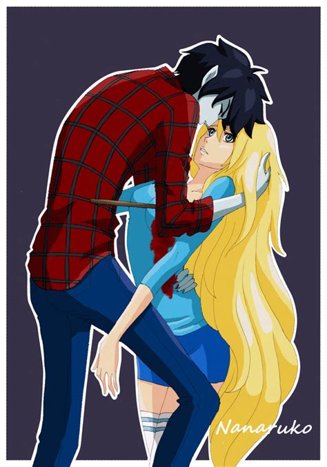 Adventure Time Anime Fionna And Marshal Lee