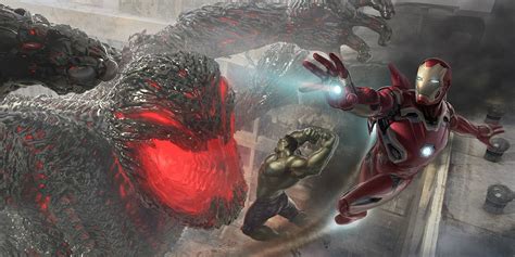 Avengers 2 Concept Art Reveals Cut Megaultron Scene