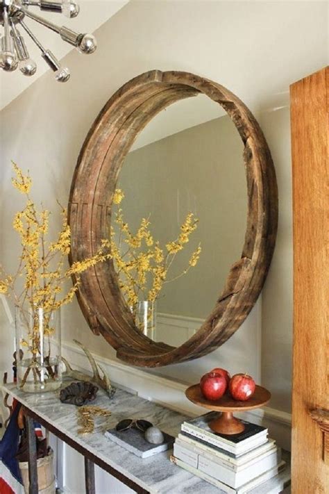 You can paint it a different color, create a new frame, or add embellishments to an old frame. DIY Mirror decoration - ideas for striking mirror frames