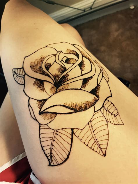 But if you're not quite ready to take the plunge, or if you're underage, or if you want to see. Henna Rose